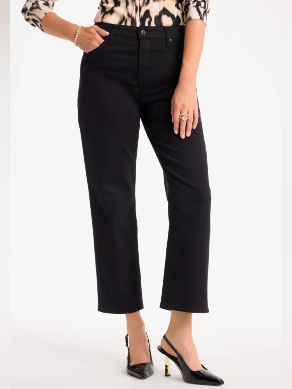 Chico's So Slimming Girlfriend Slim Ankle Stretch Jean Sz Chico's 00R/US 2R